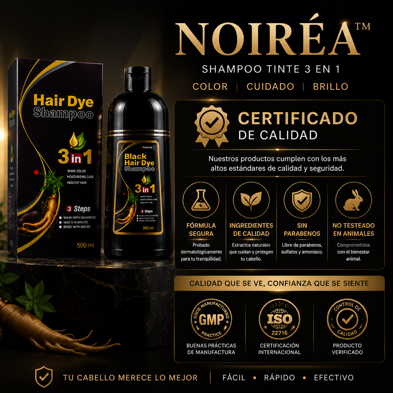 NOIRÉA™ | Adiós canas, hola confianza.