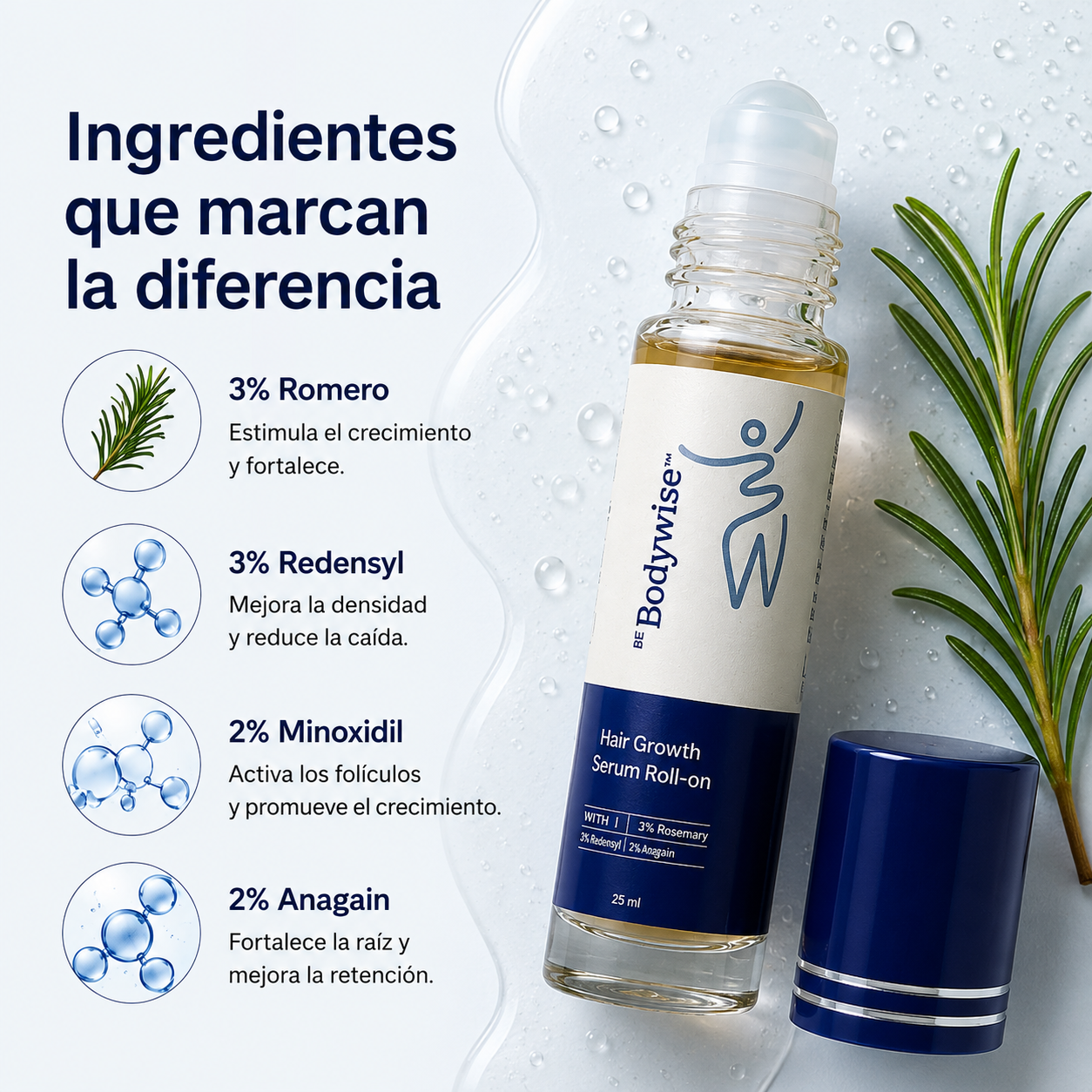 BodyWise Hair Boost™ | Menos caída, más confianza diaria