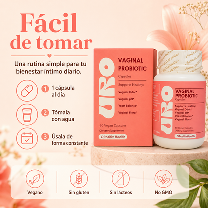 UroBalance Probiotics™ | Cuidado íntimo para sentirte tranquila