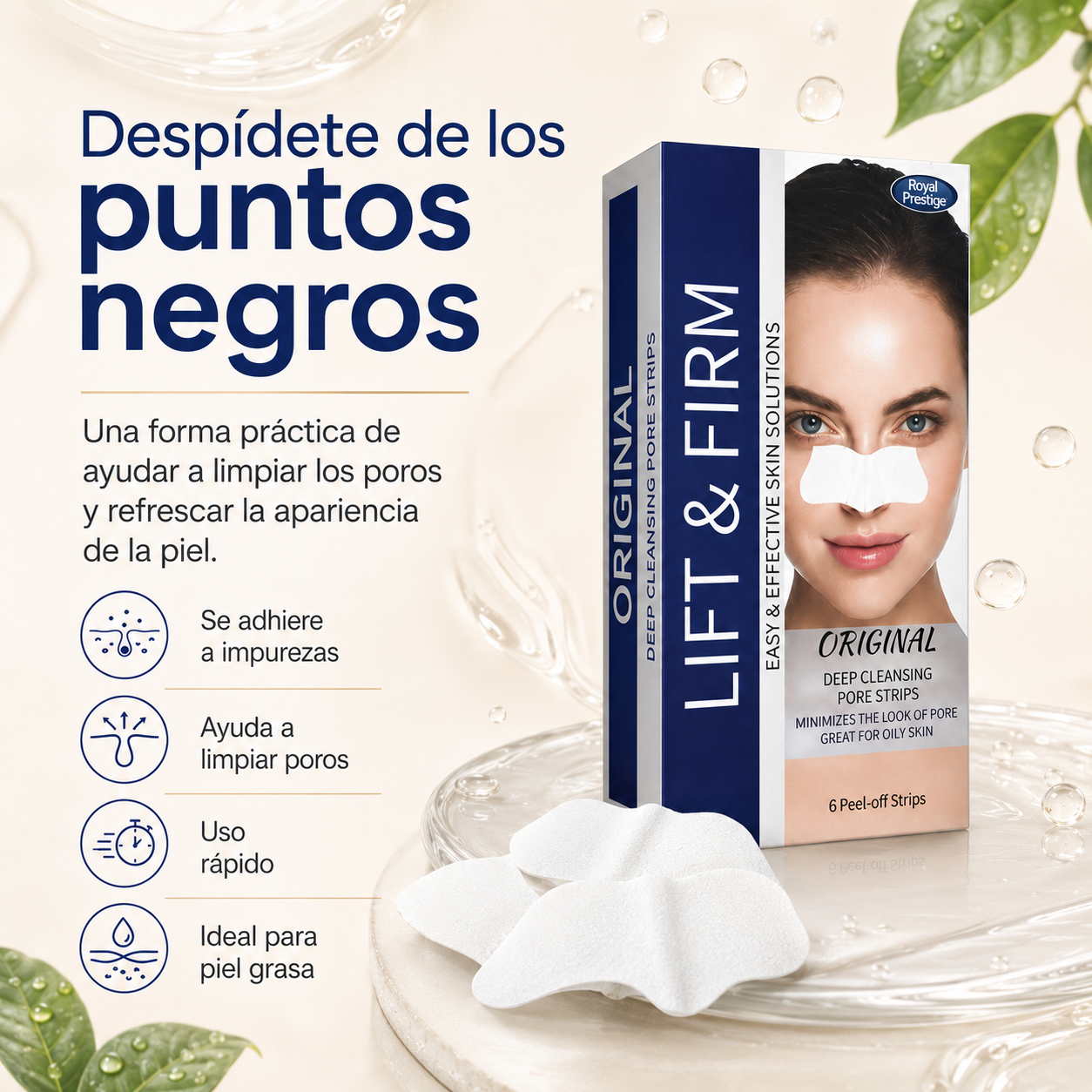 PoreClear Parches™ | Poros más limpios, rostro más fresco