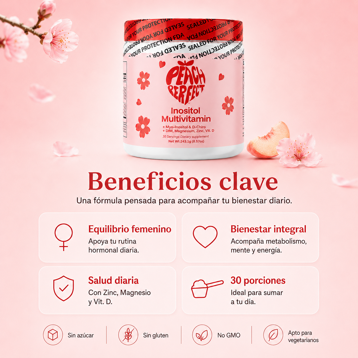 Inovelle Bloom™ | Inositol + Bienestar Femenino Diario