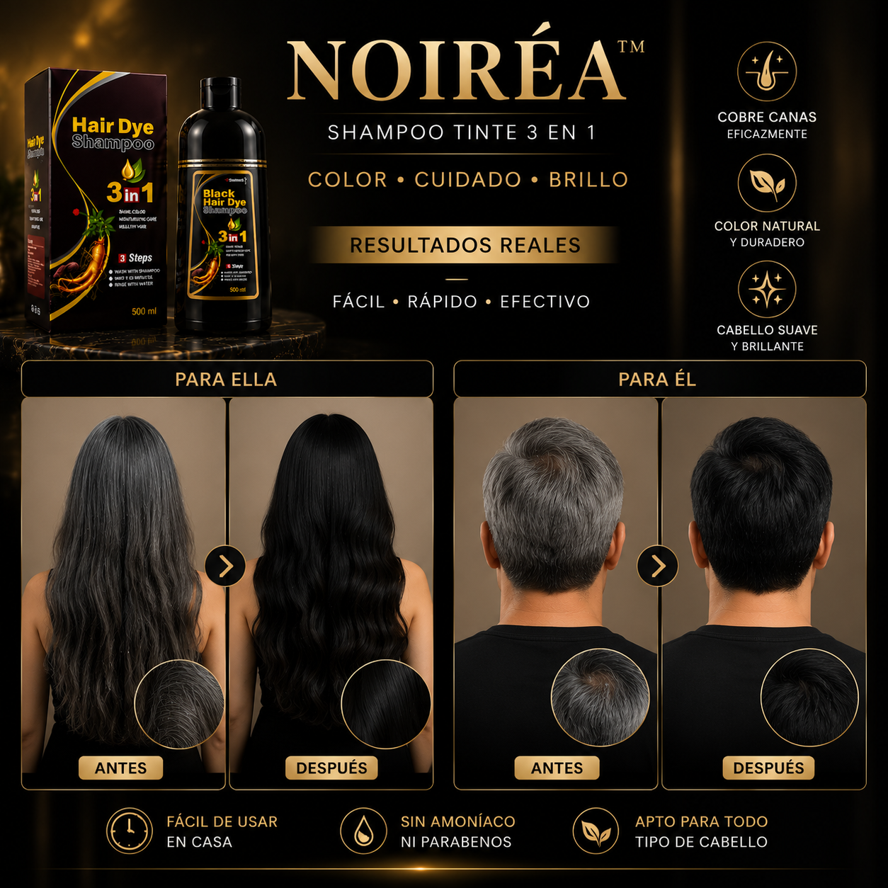 NOIRÉA™ | Adiós canas, hola confianza.
